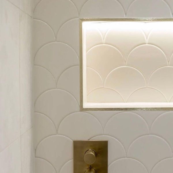 Scallop Tile Roo Scallop wall tiles - Classic Elegance | Marlborough Tiles | US
